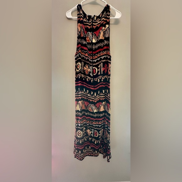 Vintage 90’s Multicolor Bohemian Maxi Dress-Medium - Picture 5 of 5